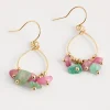 Semi Precious Stone Drop Earrings*FatFace Flash Sale