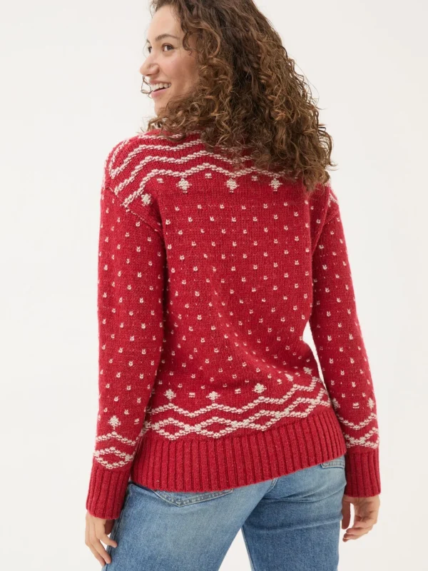 Snowflake Knitted Jumper*FatFace Hot