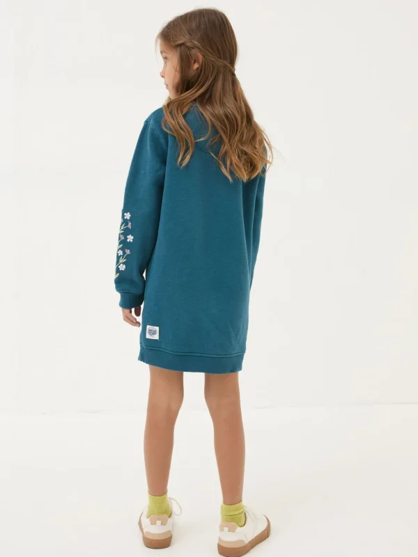 Embroidered Sweat Dress*FatFace Shop