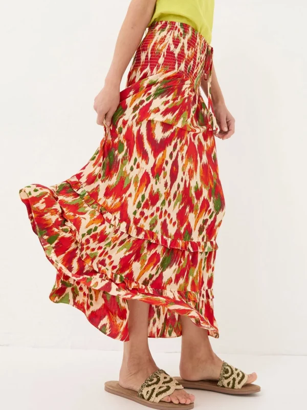 Tegan Paradise Ikat Maxi Skirt*FatFace Discount