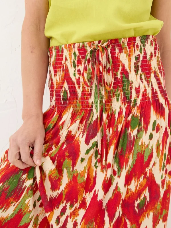 Tegan Paradise Ikat Maxi Skirt*FatFace Discount