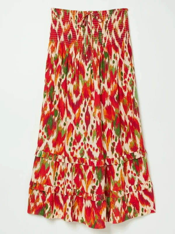 Tegan Paradise Ikat Maxi Skirt*FatFace Discount