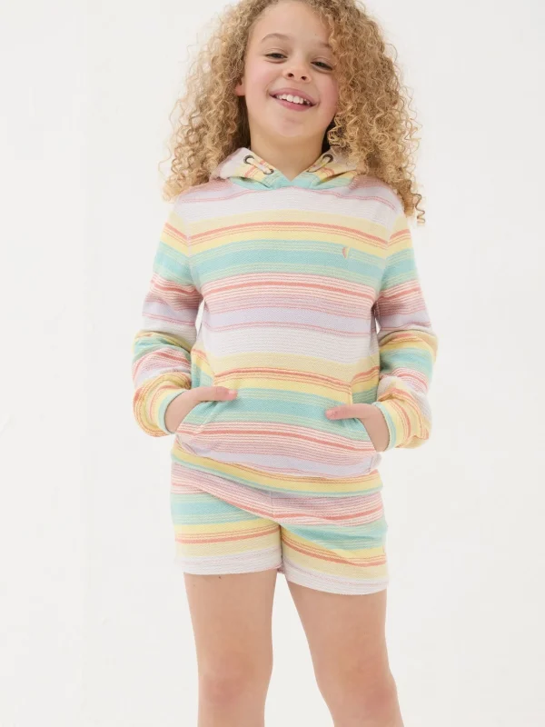 Textured Stripe Popover Hoodie*FatFace Cheap