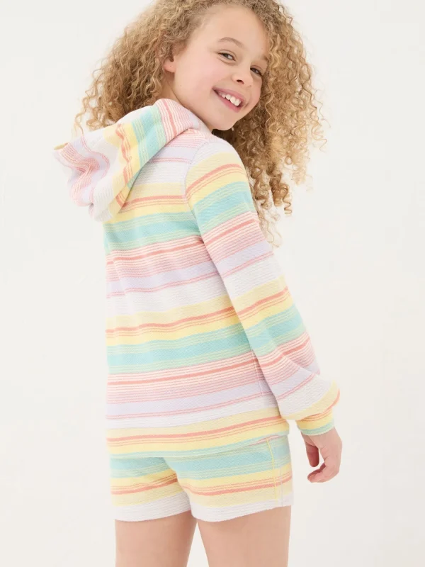 Textured Stripe Popover Hoodie*FatFace Cheap