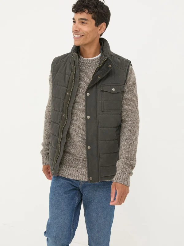 Wardley Canvas Gilet*FatFace Cheap