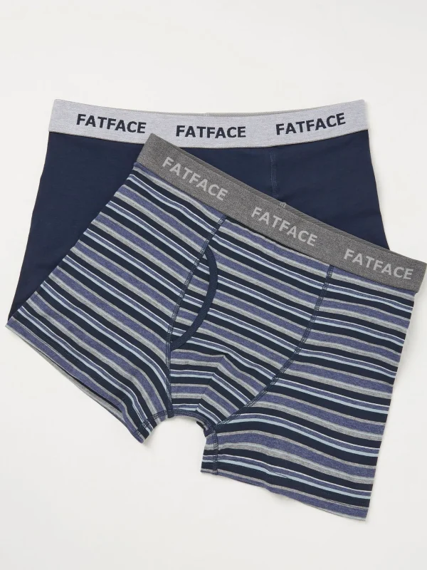 West Bay Stripe Boxers 2 Pack*FatFace Best