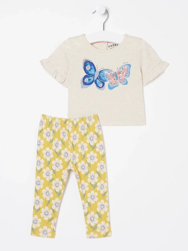 Butterfly Graphic Leggings Set*FatFace Flash Sale