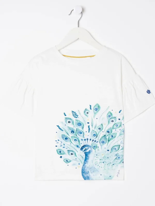 Peacock Graphic T-Shirt*FatFace Flash Sale