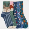 Women's Socks 5 Pack (size 4-7)*FatFace Cheap