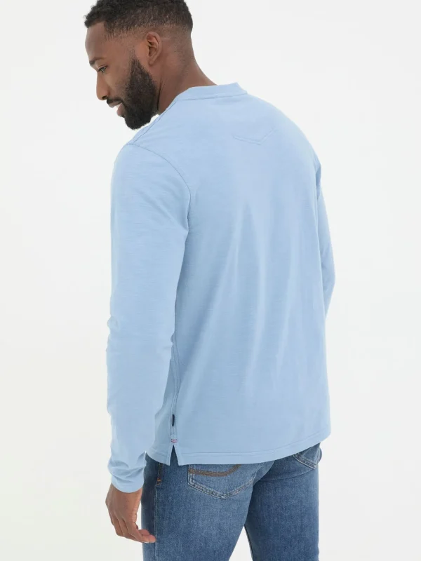 Woodside Long Sleeve Henley T Shirt*FatFace Cheap