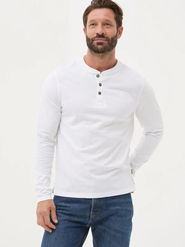 Woodside Long Sleeve Henley T Shirt*FatFace Cheap